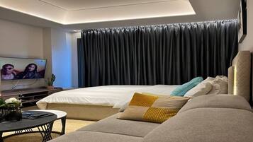 1 chambre, fer et planche Ă repasser, Wi-Fi, draps fournis