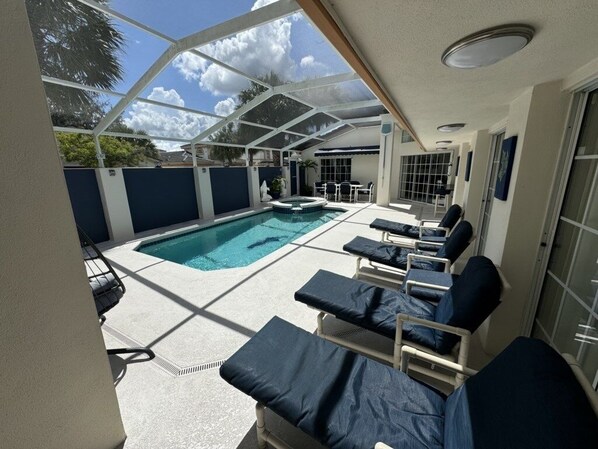 House, 3 Bedrooms | Pool | A heated pool - Villa Crayson 3 Bedroom Home (Kissimmee)