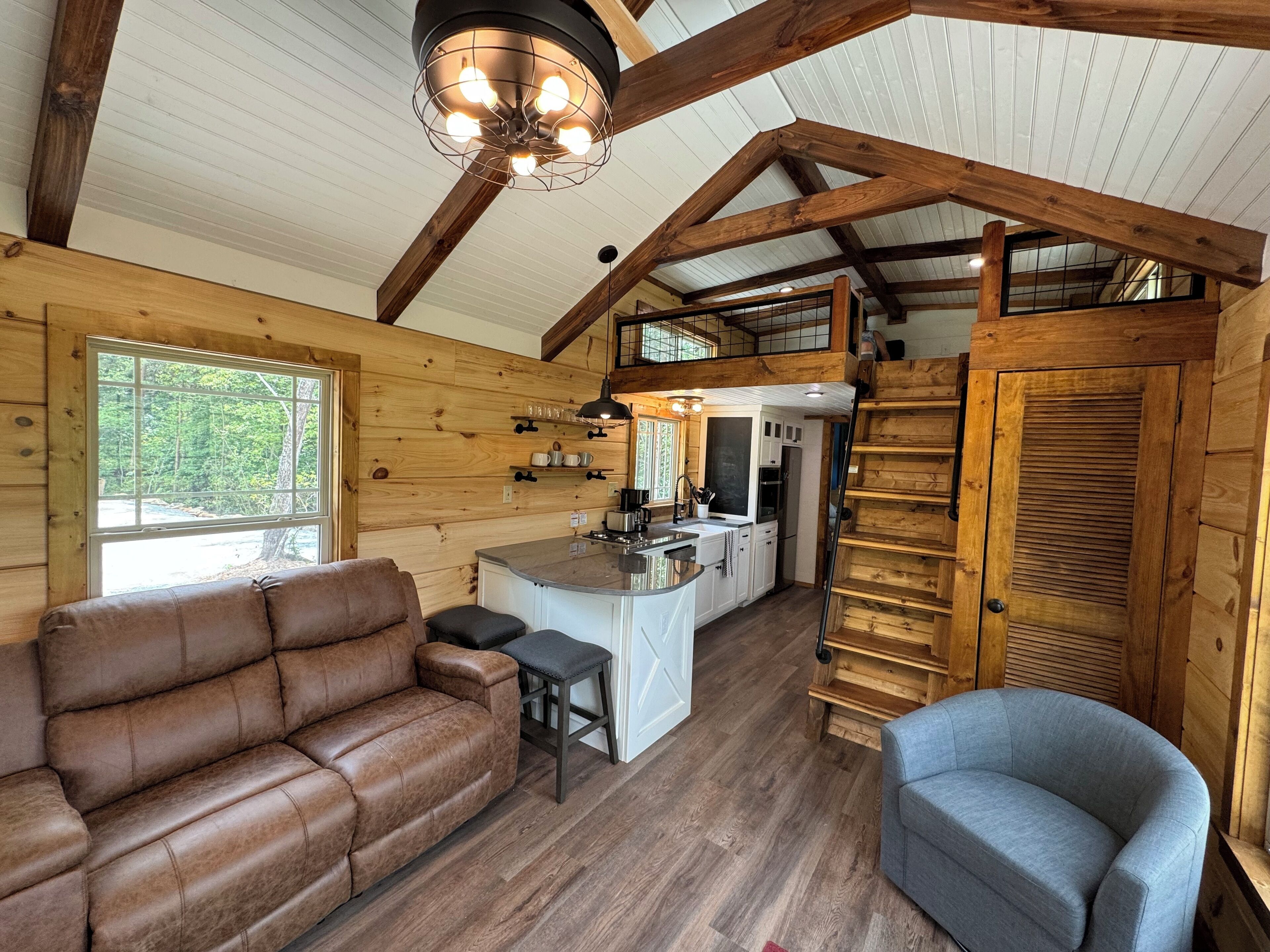 TV connectée, cheminée