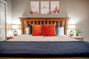 2 habitaciones, tabla de planchar con plancha, cuna de viaje y wifi 