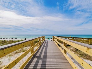 Accommodatie ligt op het strand