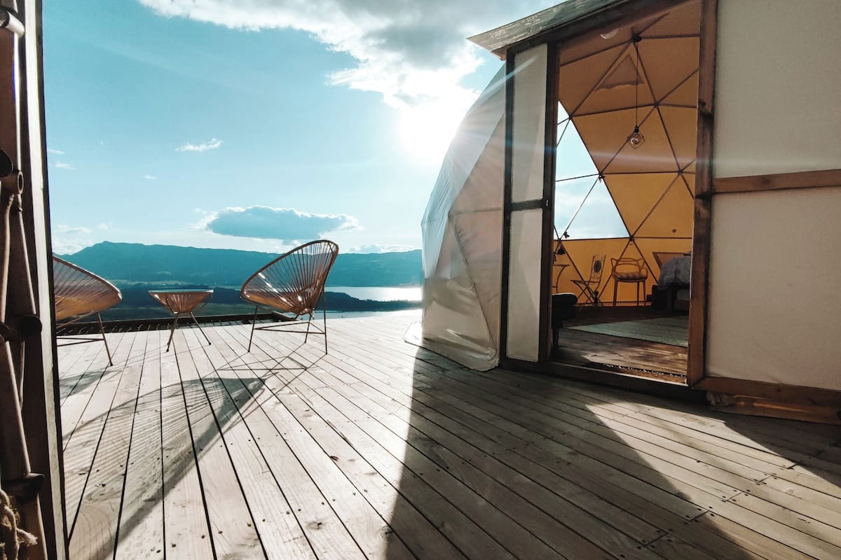 Luxury Double Room, Lake View | Terrace/patio
