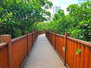 Àrea exterior de l'allotjament