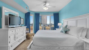 Appart'hôtel, plusieurs lits, balcon, vue océan (Ariel Dunes I Unit 301) | 3 chambres, décoration personnalisée, ameublement personnalisé