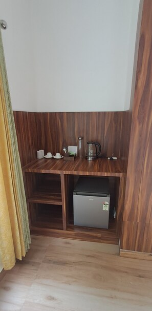 Habitación doble familiar | Cocina privada | Tetera eléctrica 