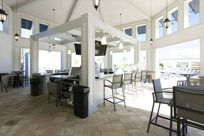 Outdoor dining - Found It! The Perfect 5BR Pool Getaway – 4817 (Kissimmee)
