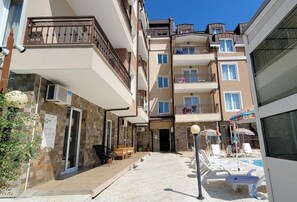 Façade de l’hébergement