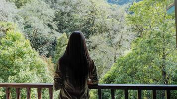 Classic-mökki, vuoristonäköala | Terassi/patio