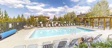 Una piscina climatizada