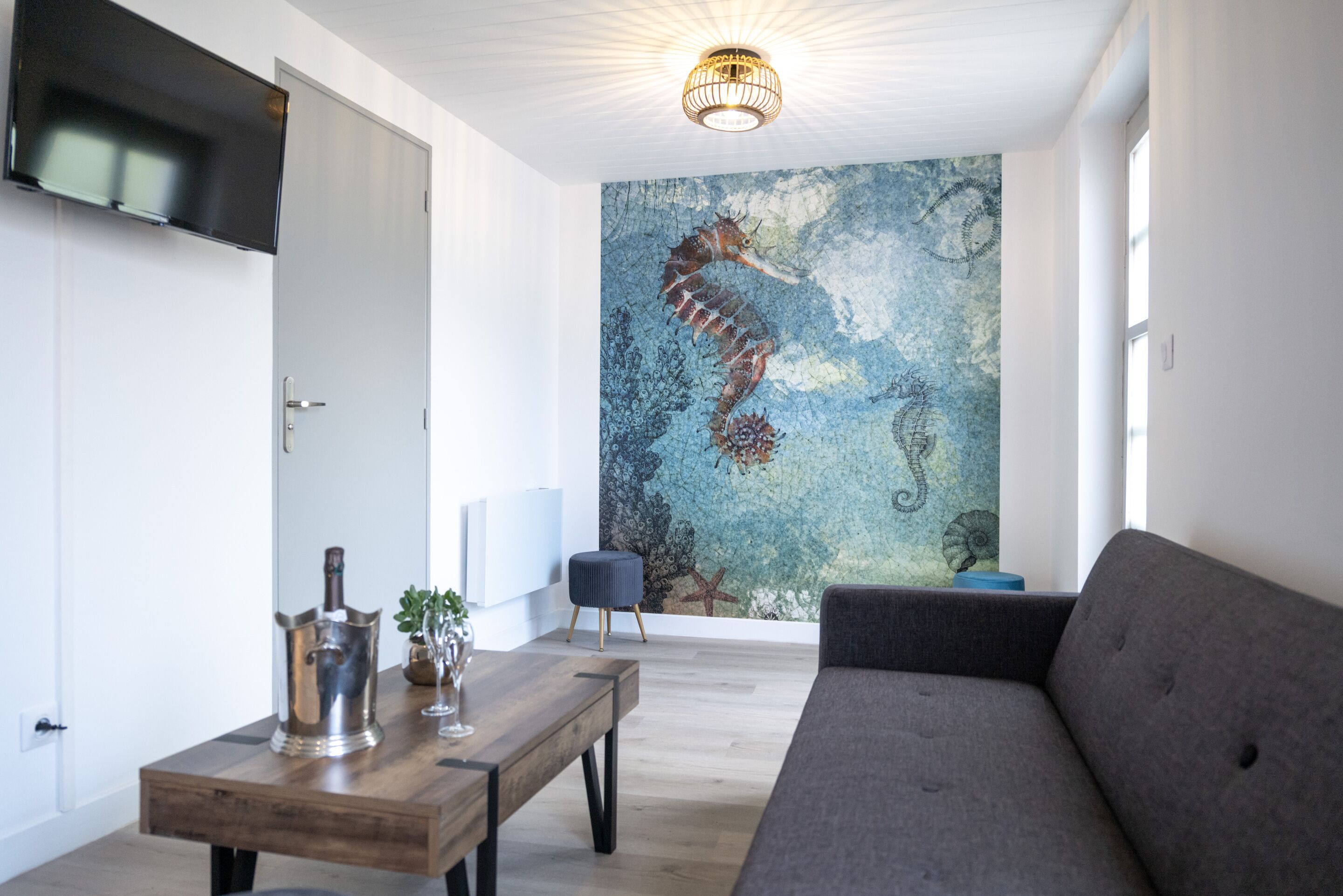 Design-Apartment, barrierefrei, mit Bad (Le Lagon) | Lounge