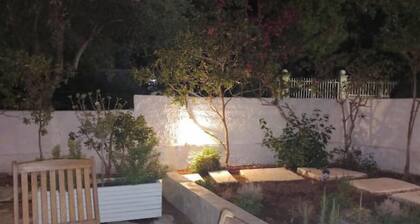 Beachfront studio with garden