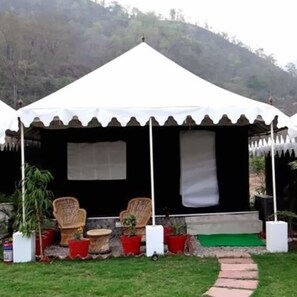 Deluxe Tent, 1 Bedroom, Air conditioning, Mountain View | Garden view - Camp Aquaforest  (Rishikesh)