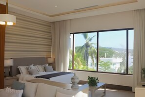 1 chambre, fer et planche à repasser