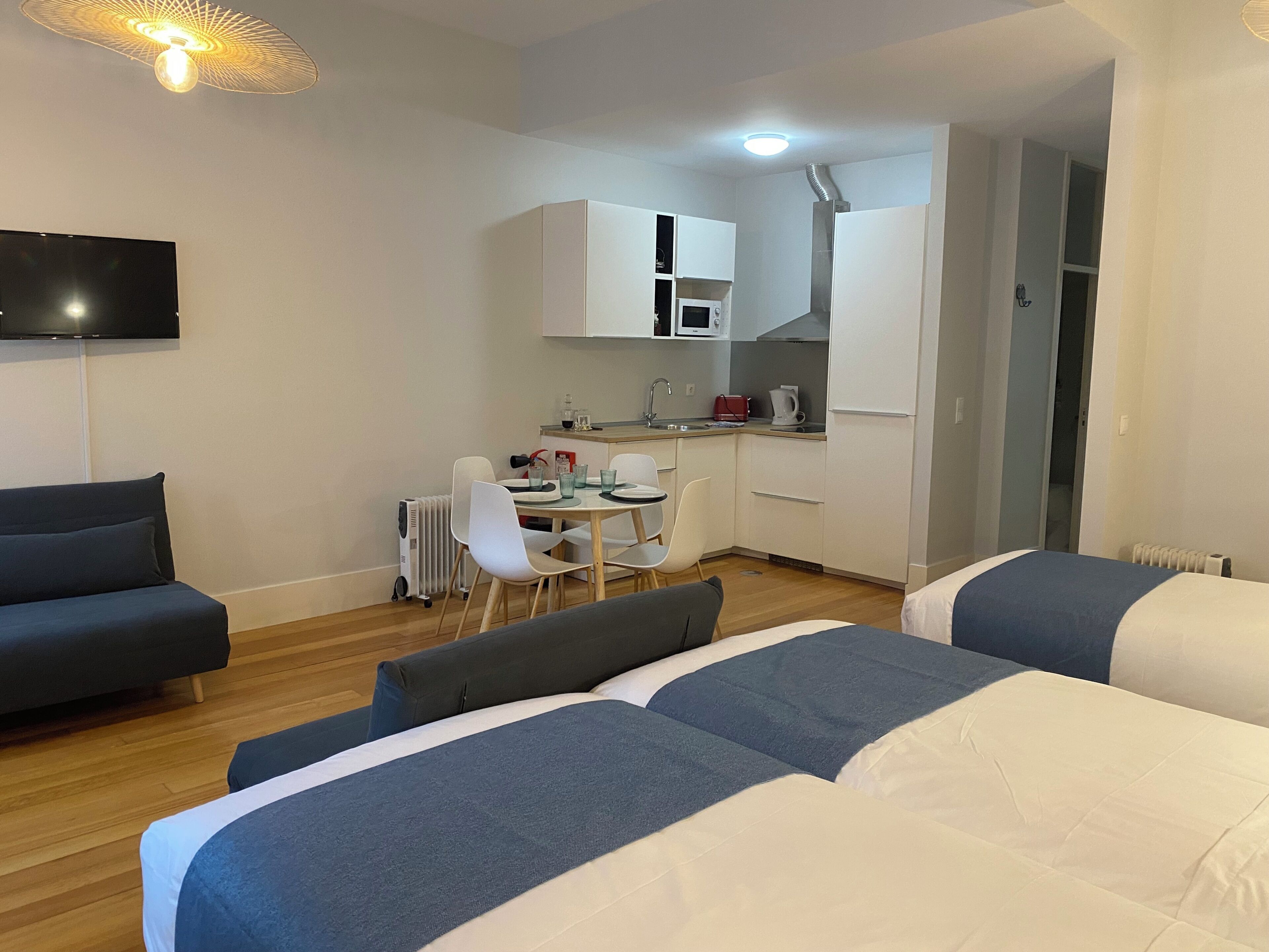 Blackout drapes, soundproofing, iron/ironing board, free WiFi