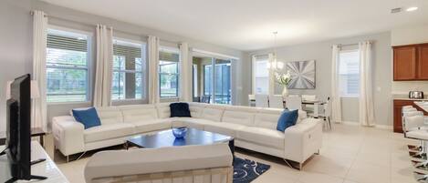 TV, foosball, table tennis