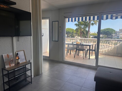 La Goélette - Appartement une chambre avec terrasse proche de la mer
