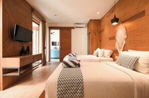 2 habitaciones, tabla de planchar con plancha, wifi y ropa de cama