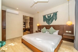 2 bedrooms, free WiFi, bed sheets - Lux 2BR w/ Rooftop Pool, Close to Beach (Tulum)