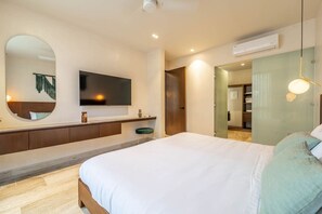 1 bedroom, free WiFi, bed sheets - Lux 1BR w/ Rooftop Pool, Close to Beach (Tulum)