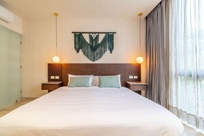 1 bedroom, free WiFi, bed sheets - Lux 1BR w/ Rooftop Pool, Close to Beach (Tulum)
