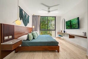 1 bedroom, WiFi (free), bed sheets - Lux 1BR w/ Rooftop Pool, Close to Beach (Tulum)