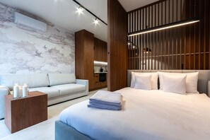 Iron/ironing board, free WiFi, bed sheets - Łódź Narutowicza Studio - Parking, Balcony, A/C - by Rentujemy (Lódz)