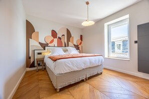 1 bedroom, iron/ironing board, free WiFi, bed sheets - Osiris - Magnifique appt vue mer avec rooftop (Dinard)