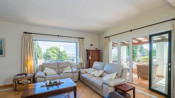 Télévision, cheminée