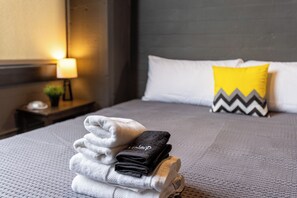 1 間睡房、熨斗/熨衫板、免費 Wi-Fi、床單