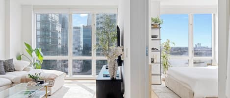 1 habitación, tabla de planchar con plancha, wifi y ropa de cama