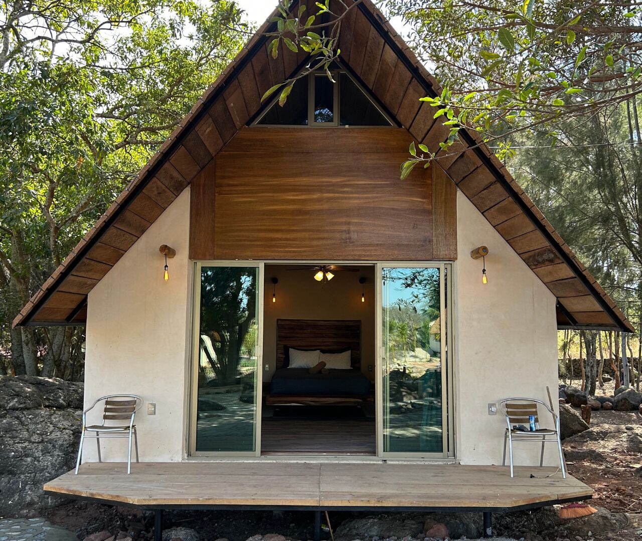 Suite Confort, vista al jardín | Terraza o patio