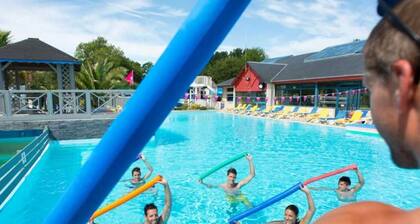 ZEcamping 4* piscine couverte toboggans locatif 36m2 8 pers