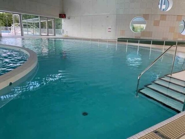 Indoor pool, a heated pool