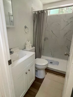 Towels, soap, toilet paper