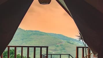 舒適木屋, 2 間臥室, 非吸煙房, 山景 | 埃及棉床單、高級寢具、獨特裝潢、布置獨特