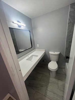 Towels, soap, toilet paper