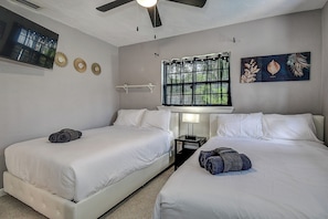 3 chambres, lit parapluie, Wi-Fi gratuit, draps fournis
