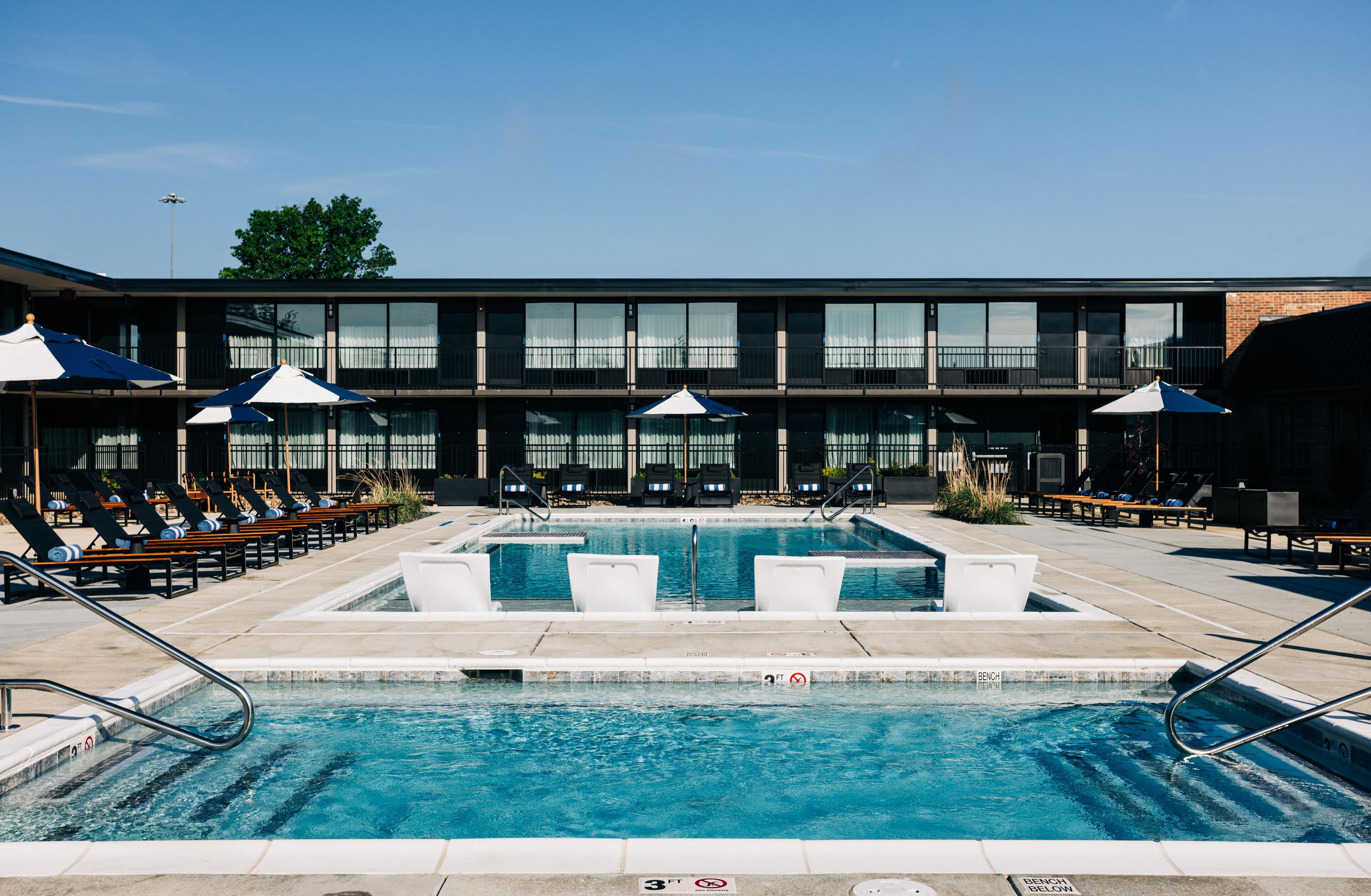 Seasonal outdoor pool