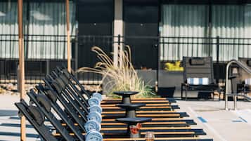 Seasonal outdoor pool