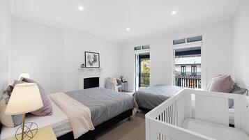 3 bedrooms, iron/ironing board, travel crib, free WiFi