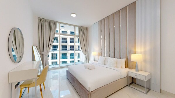 1 室のベッドルーム、アイロン / アイロン台、WiFi (無料)、ベッドシーツ