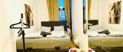 3 bedrooms, bed sheets