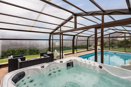 Pool. Country House 'La Cerra' with Mountain View, Private Pool and Wi-Fi