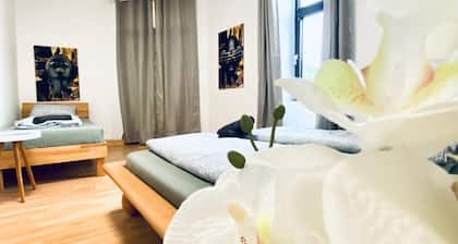 Bright & Spacious 3-BR Apt with Direct City Access