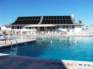 Una piscina climatizada