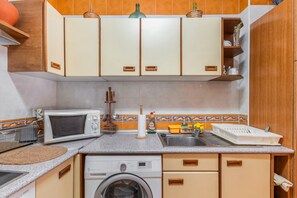 Microwave, oven, stovetop, electric kettle