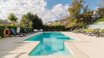 Una piscina riscaldata