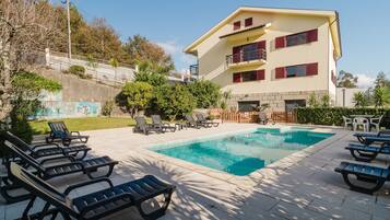 Una piscina riscaldata