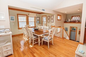 Dining - Oceanside,  Private Pool, Hot Tub, Community Amenities,  BH9, BeaContent (Corolla)