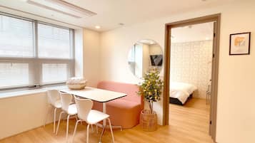 Family Apartment, City View (non-Korean nationals only) | Living area